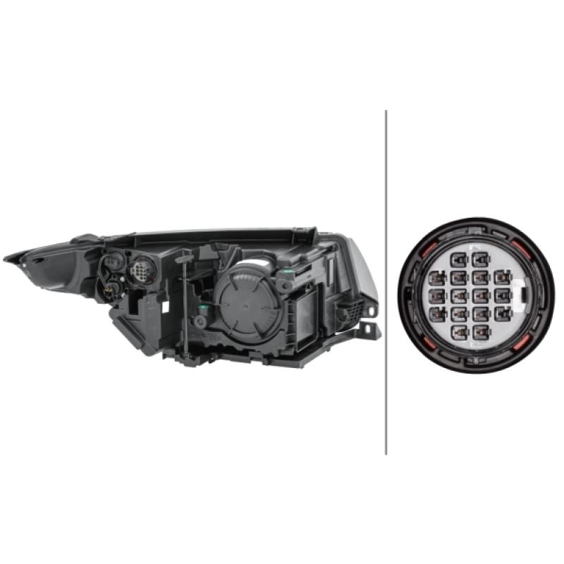 Projecteur principal HELLA 1EL 354 806-091 - Visuel 1