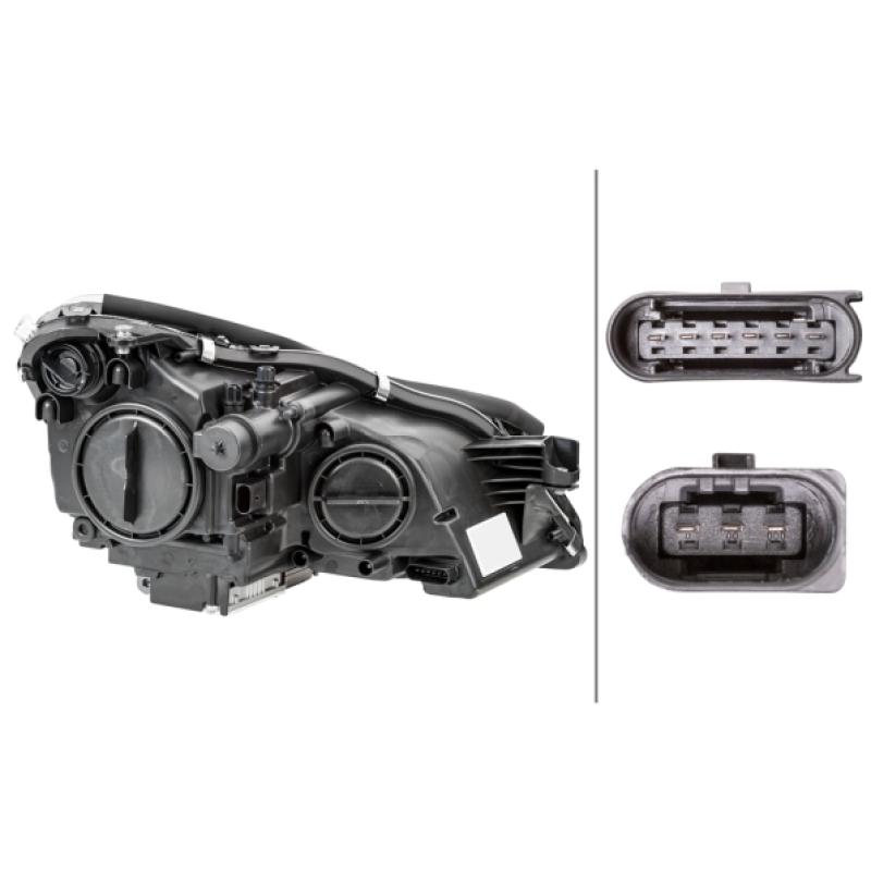 Projecteur principal HELLA 1ES 008 821-311 - Visuel 1