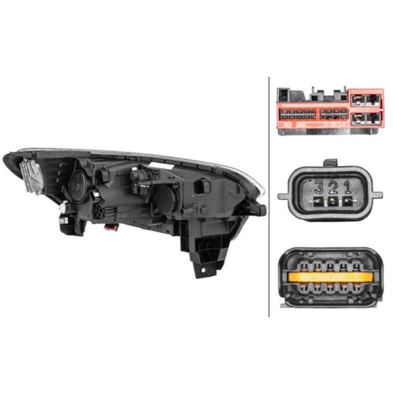 Projecteur principal HELLA 1EX 011 770-451 - Visuel 1