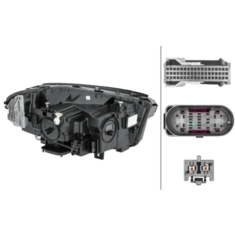 Projecteur principal HELLA 1EX 013 074-611 - Visuel 1