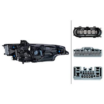 Projecteur principal HELLA 1EX 013 508-911 pour VOLVO S60 T8 Plug-in Hybrid AWD - 407cv