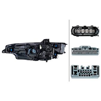 Projecteur principal HELLA 1EX 013 508-921 pour VOLVO S60 T8 Plug-in Hybrid AWD - 407cv