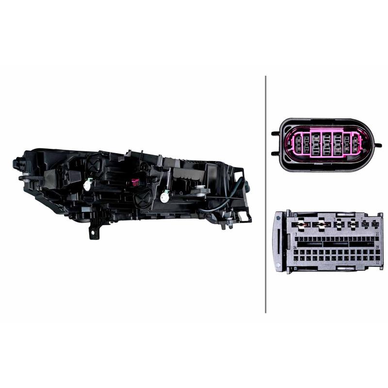 Projecteur principal HELLA 1EX 014 773-951 - Visuel 1