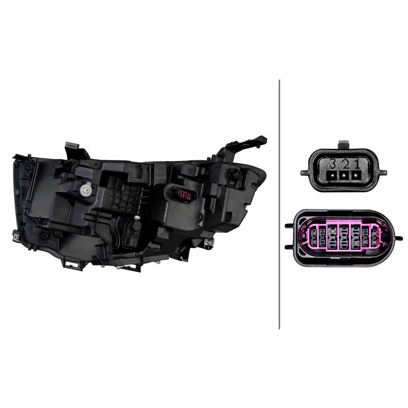 Projecteur principal HELLA 1EX 015 152-621 - Visuel 1