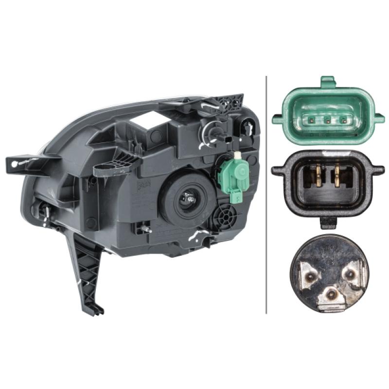 Projecteur principal HELLA 1LD 011 561-041 - Visuel 1