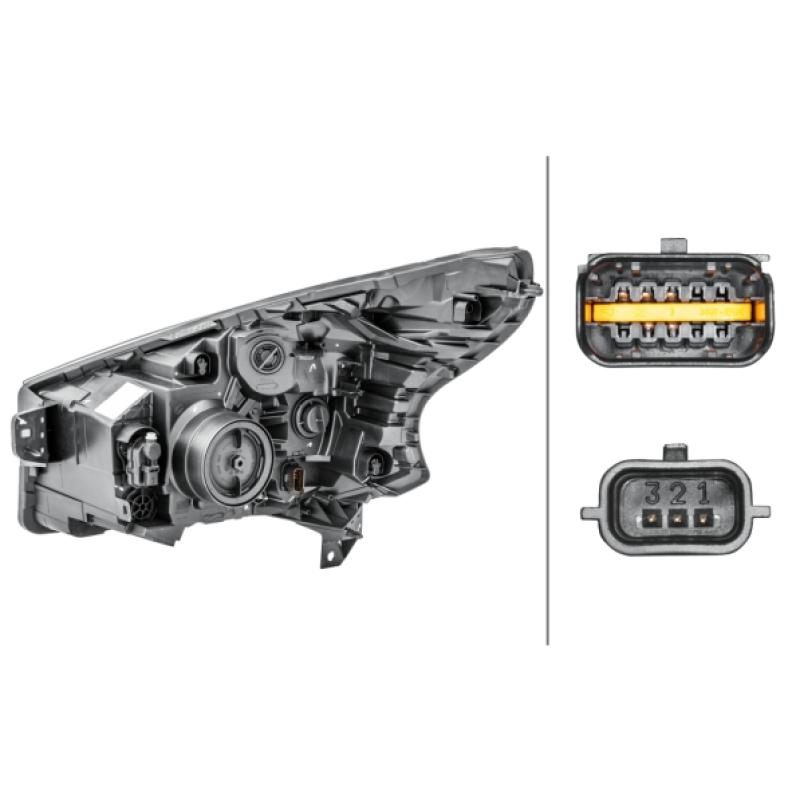 Projecteur principal HELLA 1LE 011 410-481 - Visuel 1