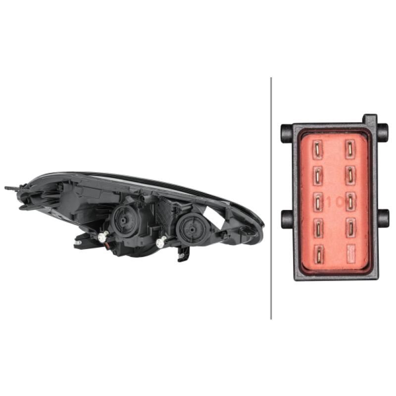 Projecteur principal HELLA 1LF 011 830-071 - Visuel 1