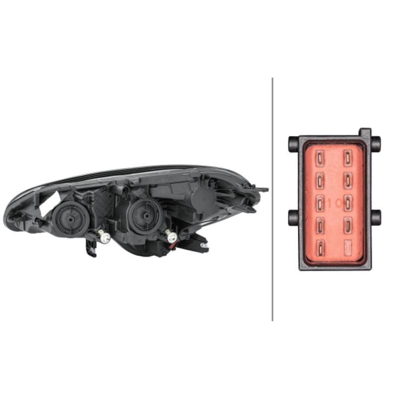 Projecteur principal HELLA 1LF 011 830-081 - Visuel 1
