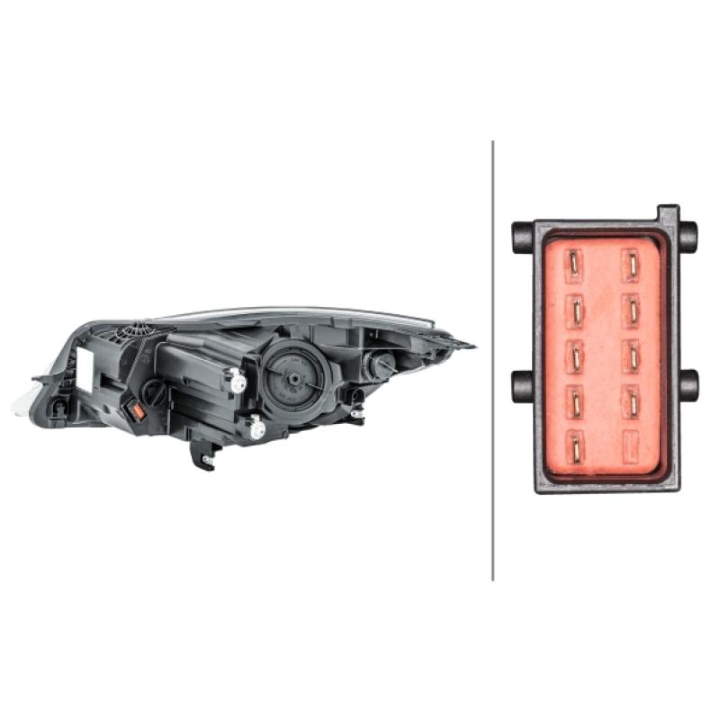Projecteur principal HELLA 1LL 011 165-741 - Visuel 1