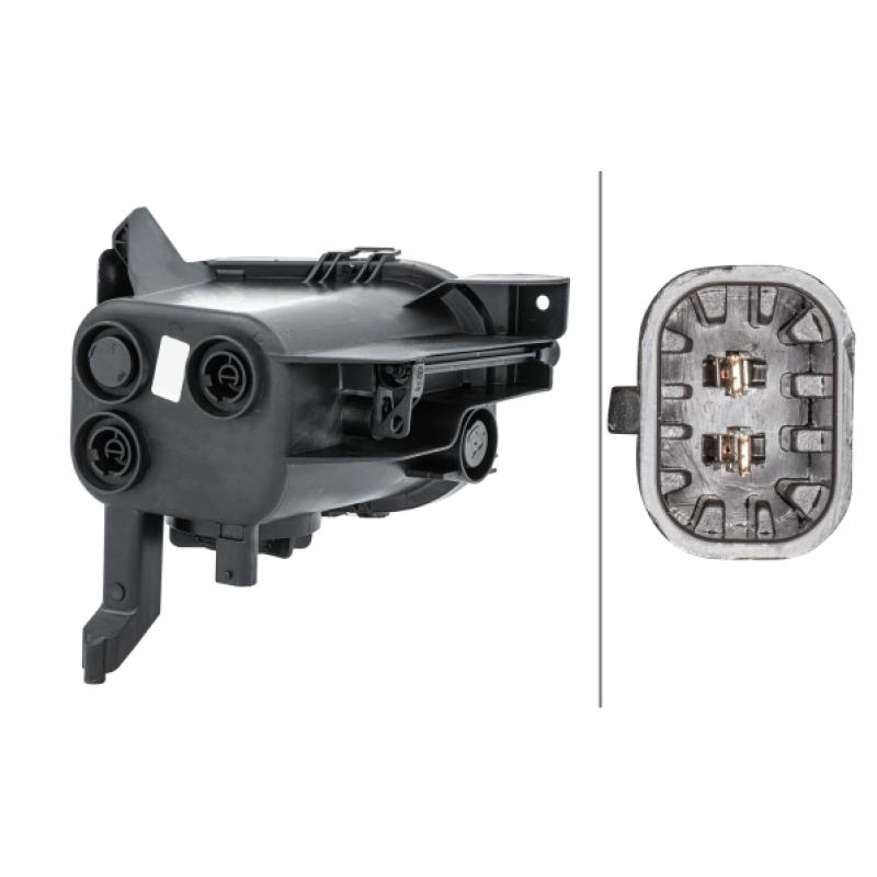 Projecteur antibrouillard HELLA 1NA 354 680-011 - Visuel 1
