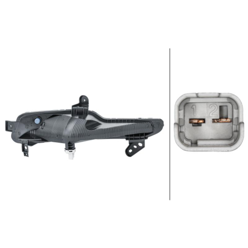 Feu clignotant HELLA 2BA 012 349-011 - Visuel 1