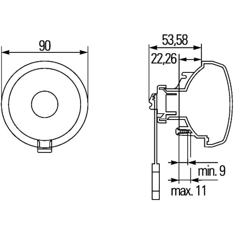 Feu clignotant HELLA 2BA 965 039-101 - Visuel 2