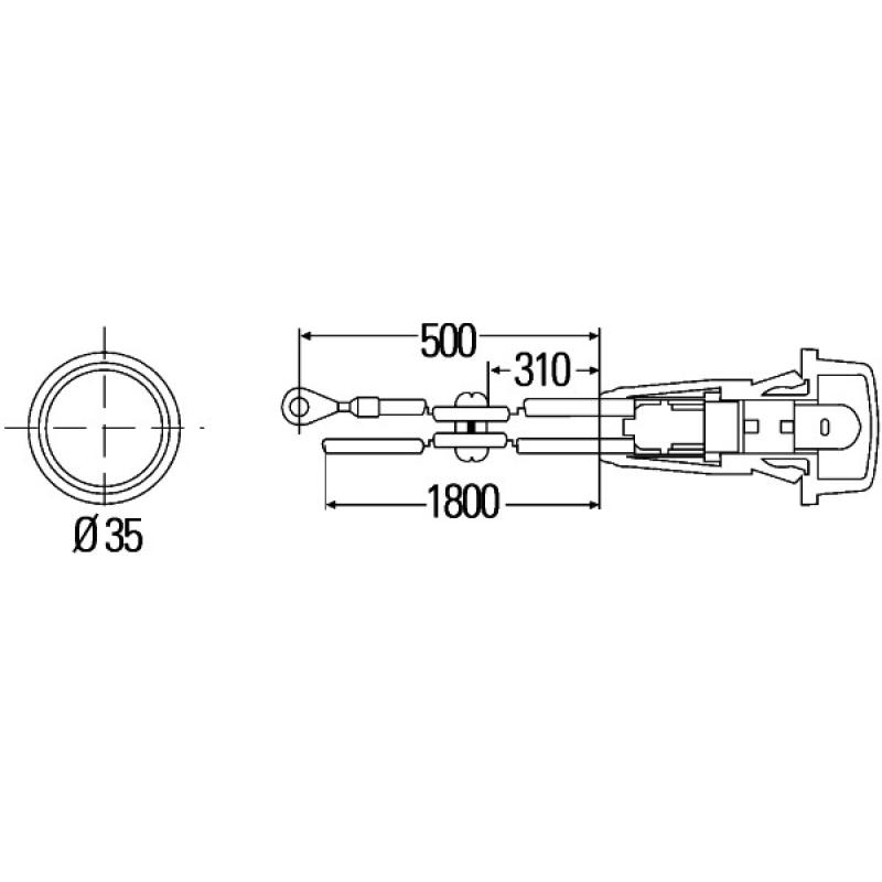 Feu clignotant supplémentaire HELLA 2BM 003 563-111 - Visuel 1