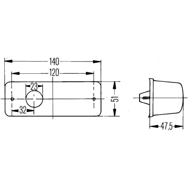 Feu clignotant supplémentaire HELLA 2BM 006 692-017 - Visuel 1