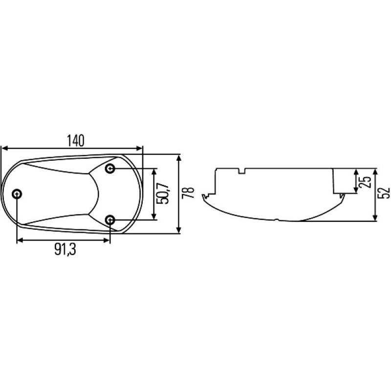 Feu clignotant supplémentaire HELLA 2BM 008 355-001 - Visuel 2
