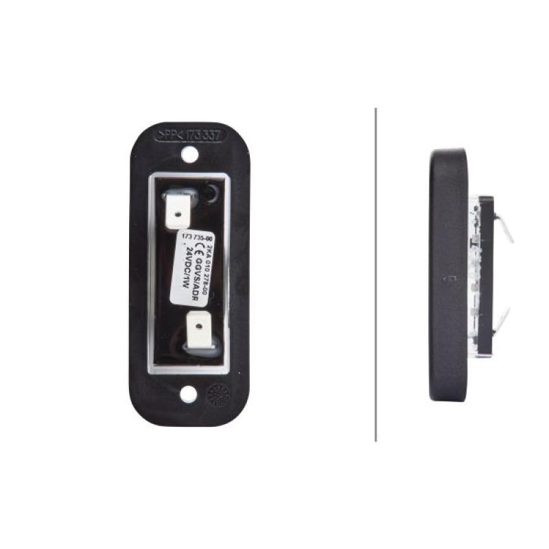 Feu éclaireur de plaque HELLA 2KA 010 278-011 - Visuel 1