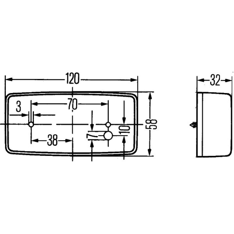 Feu de position HELLA 2PG 002 727-021 - Visuel 2