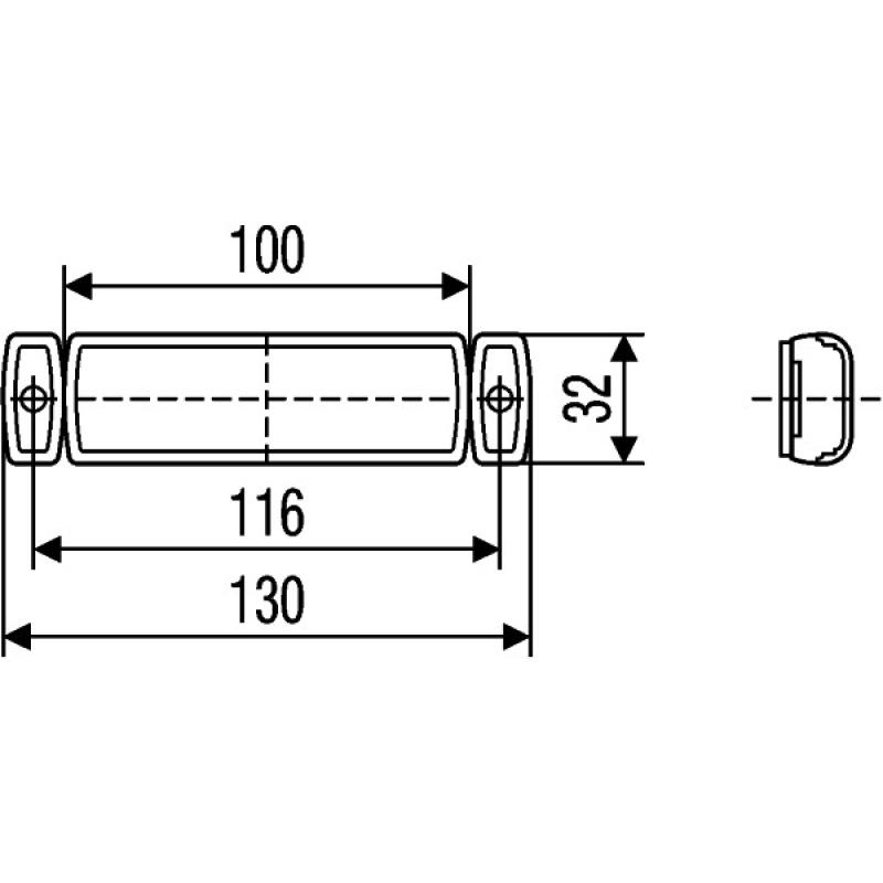 Feu latéral HELLA 2PS 008 645-887 - Visuel 2