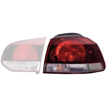 Feu arrière HELLA 2SD 009 922-131 pour VOLKSWAGEN MULTIVAN 2.0 TDI - 110cv