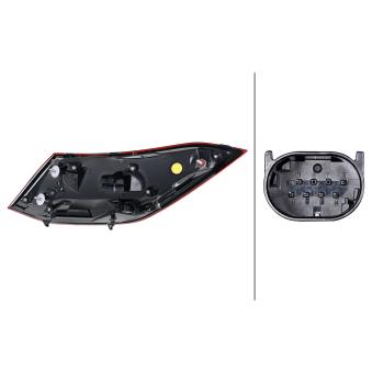 Feu arrière HELLA 2SK 013 102-081 pour MERCEDES-BENZ CLS CLS 450 EQ Boost 4-matic - 367cv