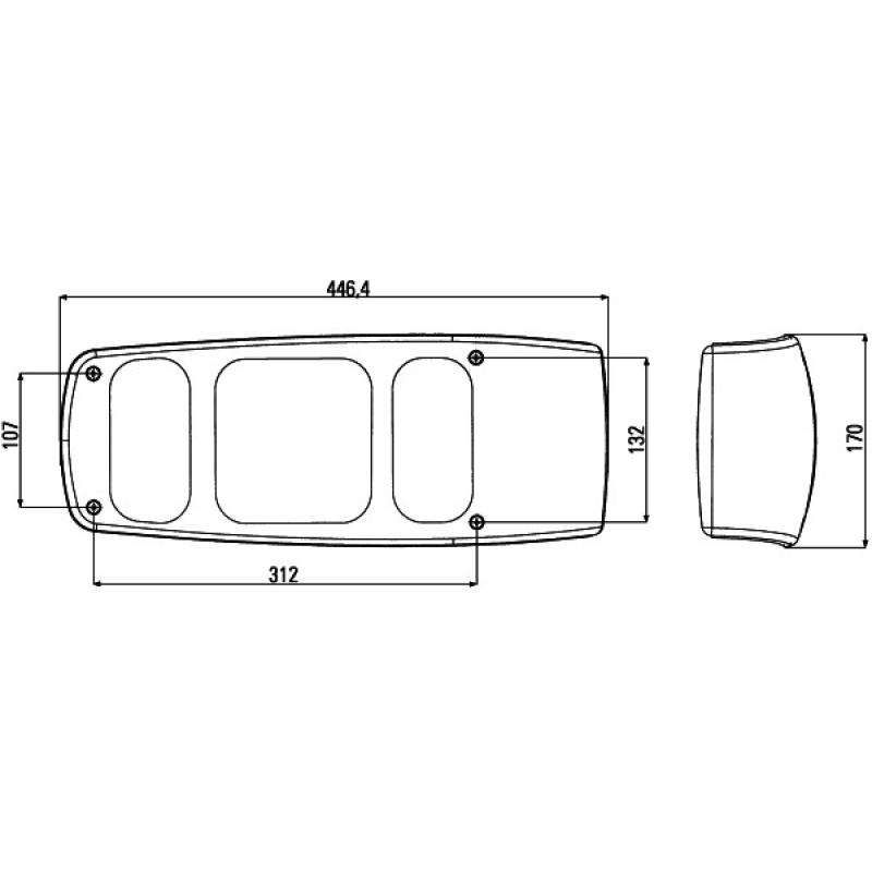 Feu arrière HELLA 2VA 007 502-111 - Visuel 2