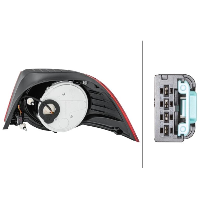 Feu arrière HELLA 2VA 009 246-131 - Visuel 1