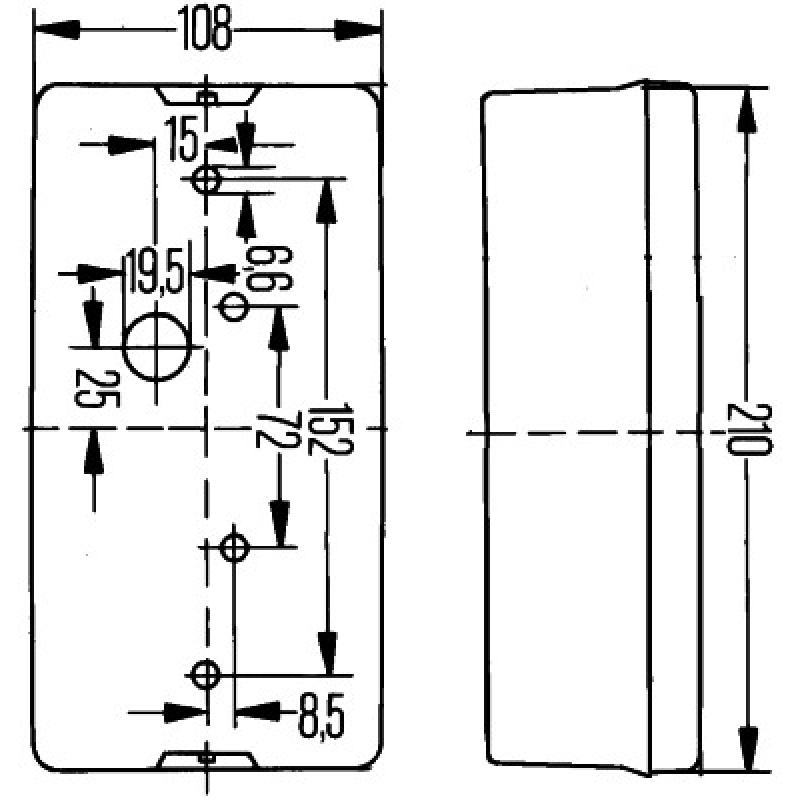 Feu arrière HELLA 2VP 006 040-307 - Visuel 1