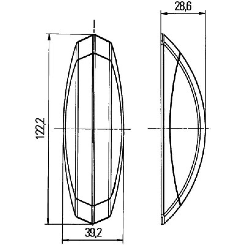 Feu d'encombrement HELLA 2XS 008 479-001 - Visuel 2