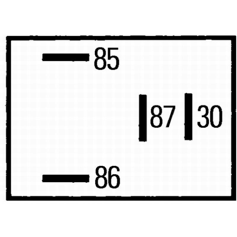Relais, courant de travail HELLA 4RA 933 766-117 - Visuel 2