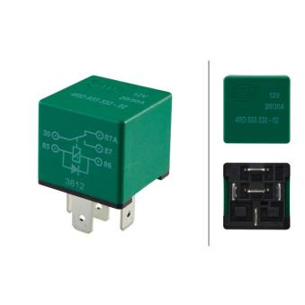 Relais, courant de travail HELLA OEM 2800714002