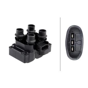 Bobine d'allumage HELLA 5DA 193 175-401 pour FORD SIERRA 1.6 i - 80cv
