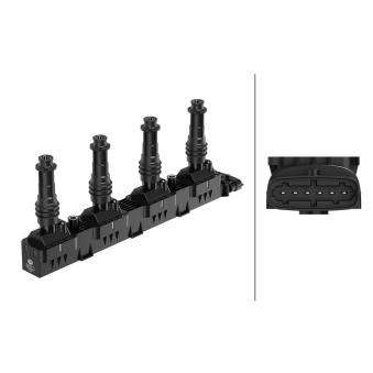 Bobine d'allumage HELLA 5DA 193 175-861 pour FORD S-MAX 1.4 - 90cv