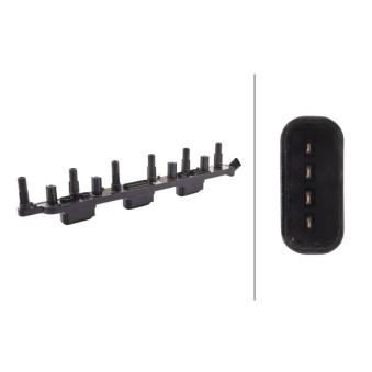 Bobine d'allumage HELLA 5DA 230 035-491 pour JEEP WRANGLER 4.0 Rubicon - 174cv