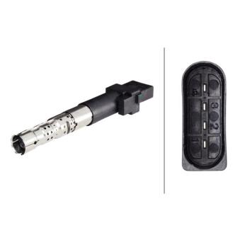Bobine d'allumage HELLA 5DA 358 000-001 pour VOLKSWAGEN EOS 3.2 V6 - 250cv