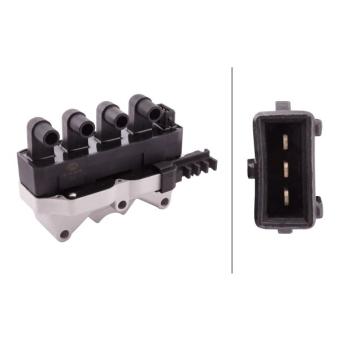 Bobine d'allumage HELLA 5DA 358 000-491 pour FIAT MULTIPLA 1.6 - 92cv