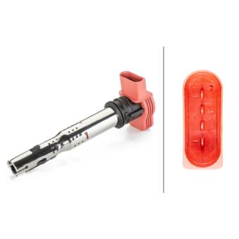 Bobine d'allumage HELLA 5DA 358 000-631 pour AUDI A6 2.4 quattro - 177cv