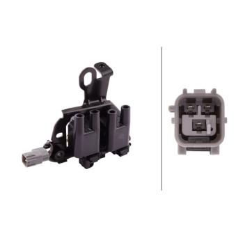 Bobine d'allumage HELLA 5DA 358 057-891 pour HYUNDAI COUPE 2.0 - 139cv