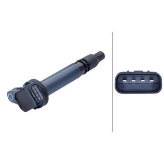 Bobine d'allumage HELLA 5DA 358 168-221 pour TOYOTA AURIS 1.3 - 99cv