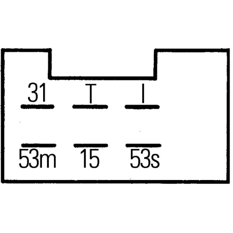Relais, intervalle d'essuyage HELLA 5WG 002 450-111 - Visuel 1