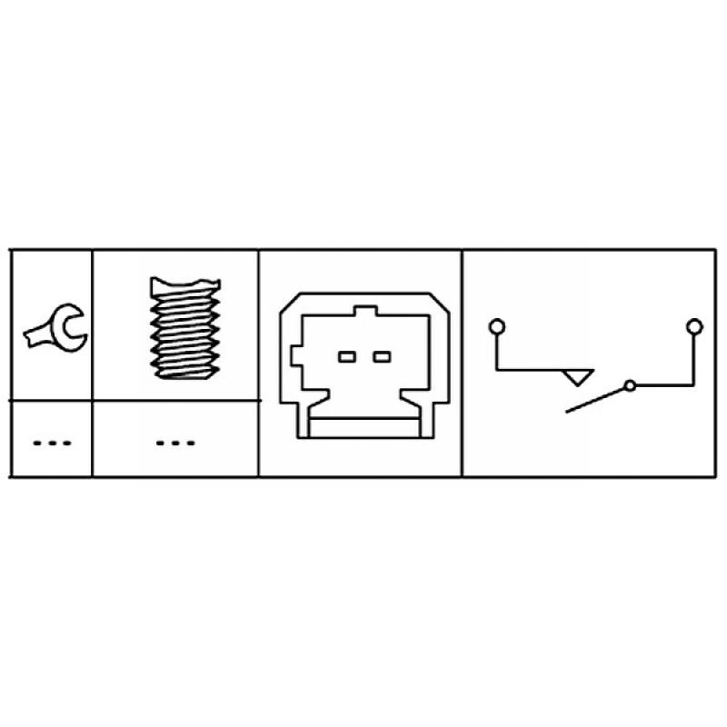 Interrupteur, commande d'embrayage (gestion du moteur) HELLA 6DD 179 465-181 - Visuel 1