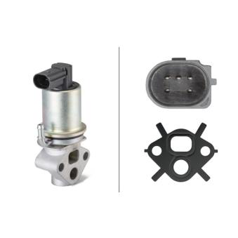 Vanne EGR HELLA 6NU 010 171-371 pour AUDI A6 1.6 - 75ch