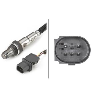 Sonde lambda HELLA 6PA 009 166-801 pour AUDI 200 1.6 CRDi - 110cv