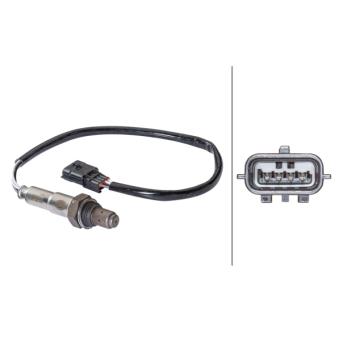 Sonde lambda HELLA 6PA 358 103-041 pour TOYOTA COROLLA 1.6 LPG - 83cv