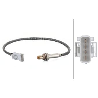 Sonde lambda HELLA 6PA 358 103-391 pour MAZDA 929 1.8 16V - 115cv