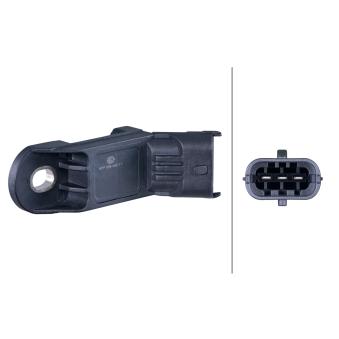 Capteur, pression de suralimentation HELLA 6PP 009 400-111 pour PEUGEOT EXPERT 2.2 DCI - 150cv