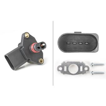 Capteur, pression du tuyau d'admission HELLA OEM 0279980411