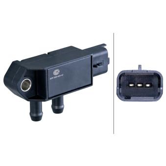 Capteur, pression des gaz échappement HELLA 6PP 009 403-431 pour NISSAN NAVARA 2.3 dCi 4x4 - 163cv