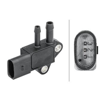 Capteur, pression des gaz échappement HELLA OEM 076906051A