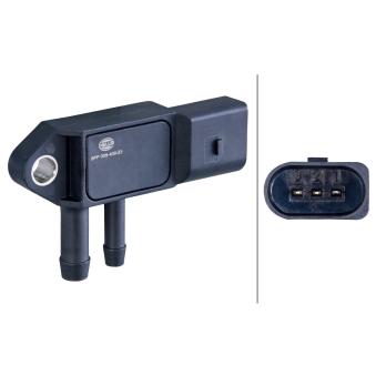 Capteur, pression des gaz échappement HELLA 6PP 009 409-231 pour MAZDA 3 2.7 TDI - 163cv