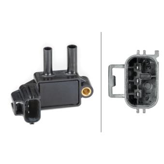 Capteur, pression des gaz échappement HELLA OEM AV615H209EA